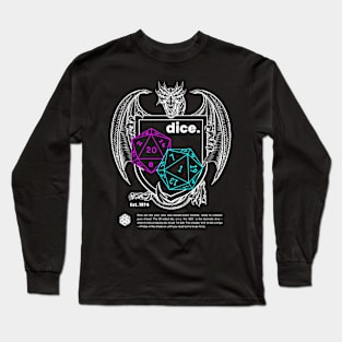 Board Game Dragon Dice Lover Long Sleeve T-Shirt